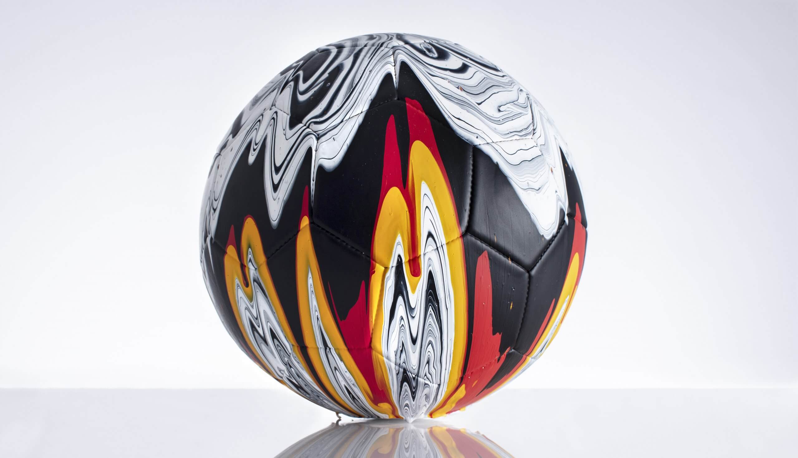 Craig Black_UEFA Euro 2020 Football Championship_Acrylic Fusion Football Art Installation