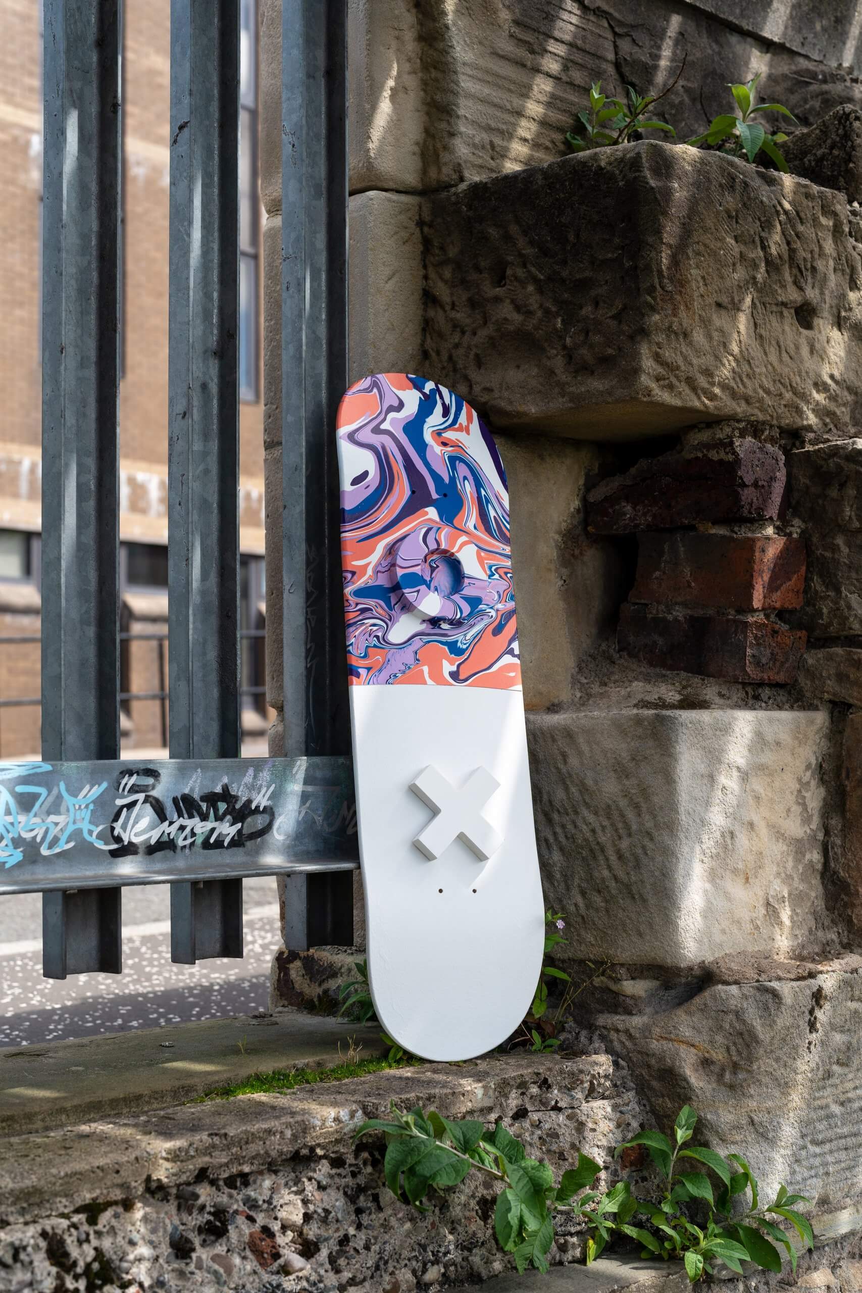 Craig Black x Pebeo - Acrylic Fusion Skateboards_Vans Santa Cruz