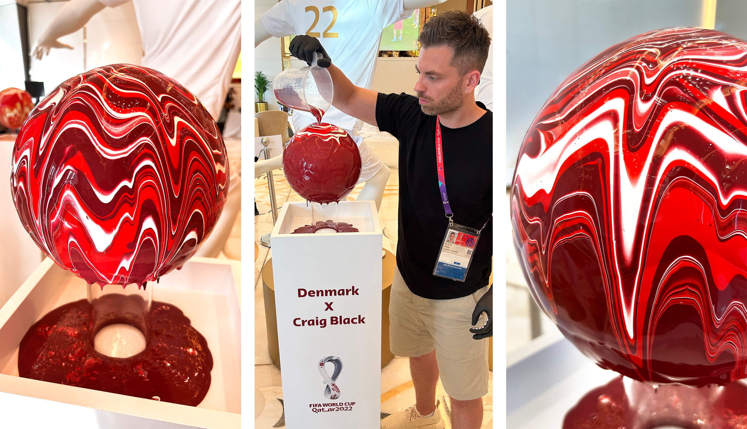 Craig Black x FIFA World Cup 2022_Live Art Performance_Acrylic F