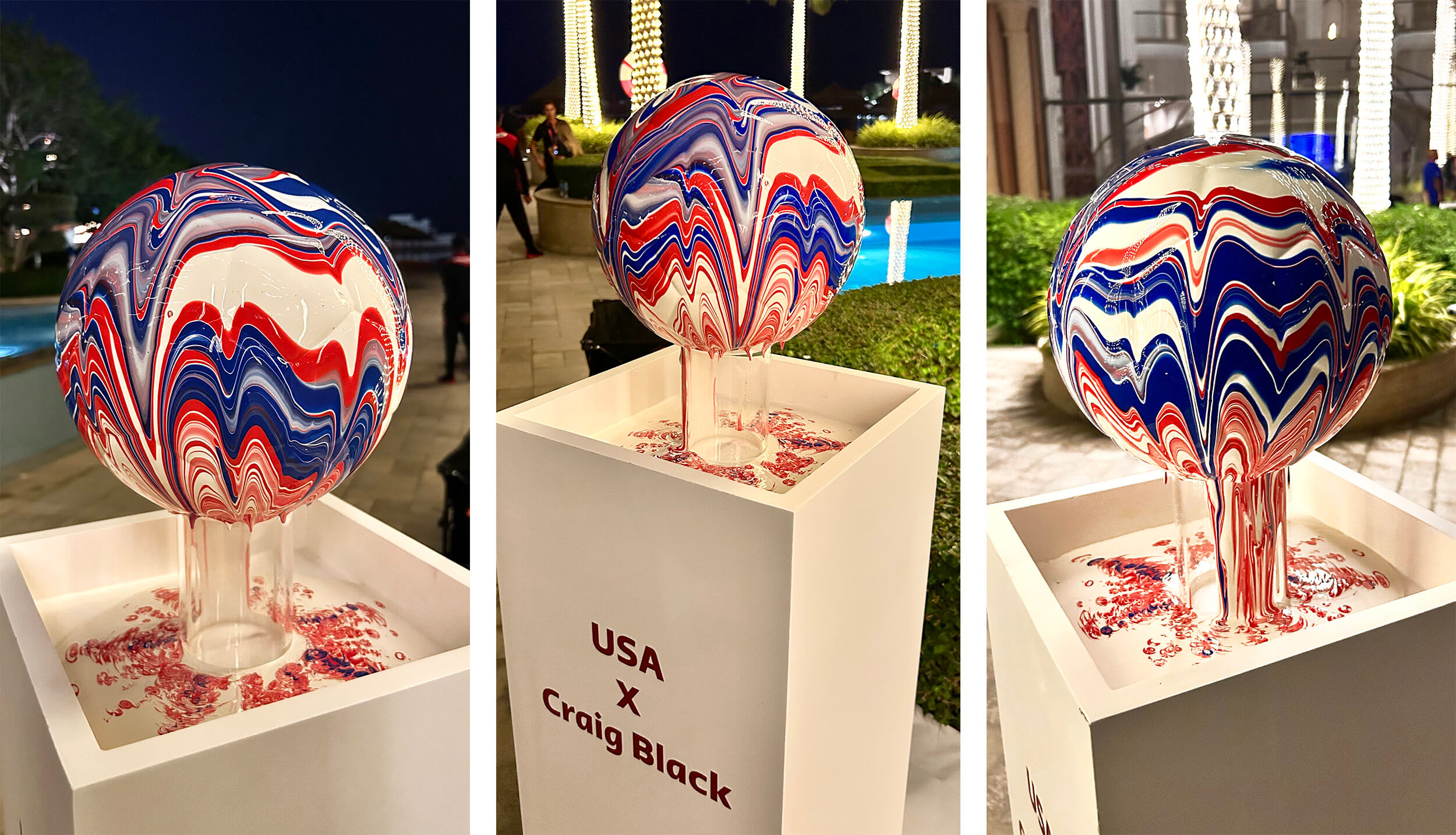 Craig Black x FIFA World Cup 2022_Live Art Performance_Acrylic F