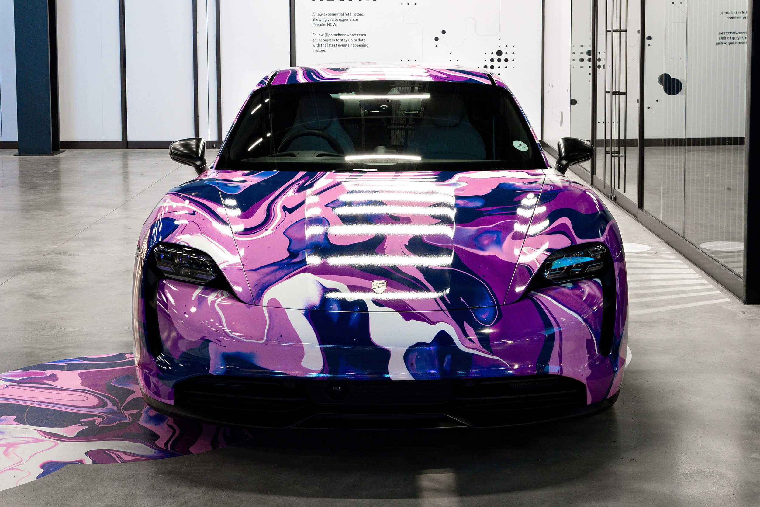 Craig Black x Porsche_Acrylic Fusion Texture_Taycan Car
