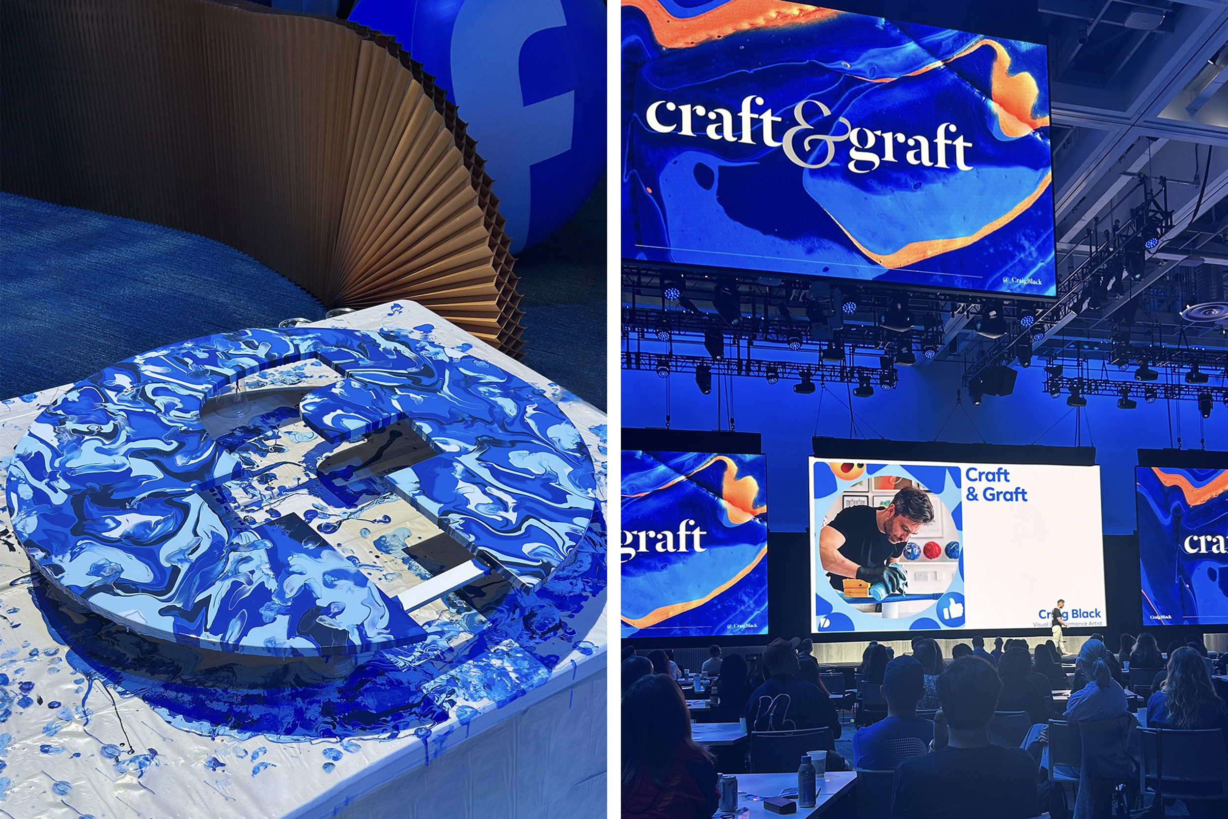 Craig Black x Meta_Live Art Performance_Acrylic Fusion Artwork_K