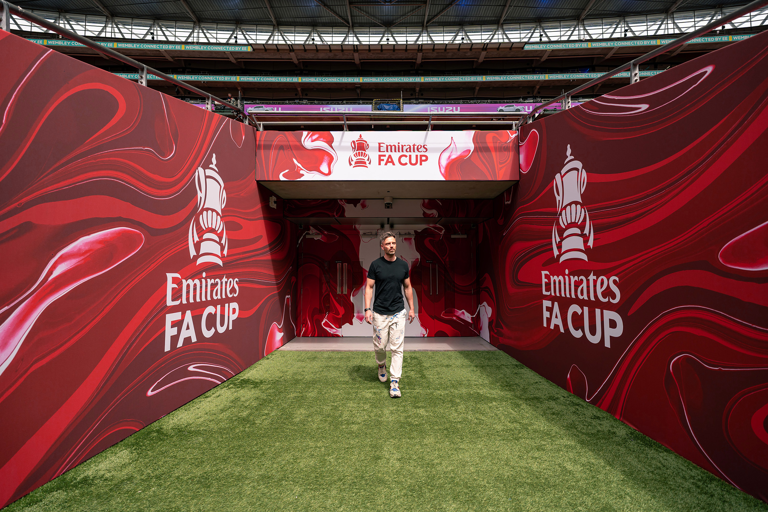 Craig Black x The FA_Acrylic Fusion Texture_Football Association