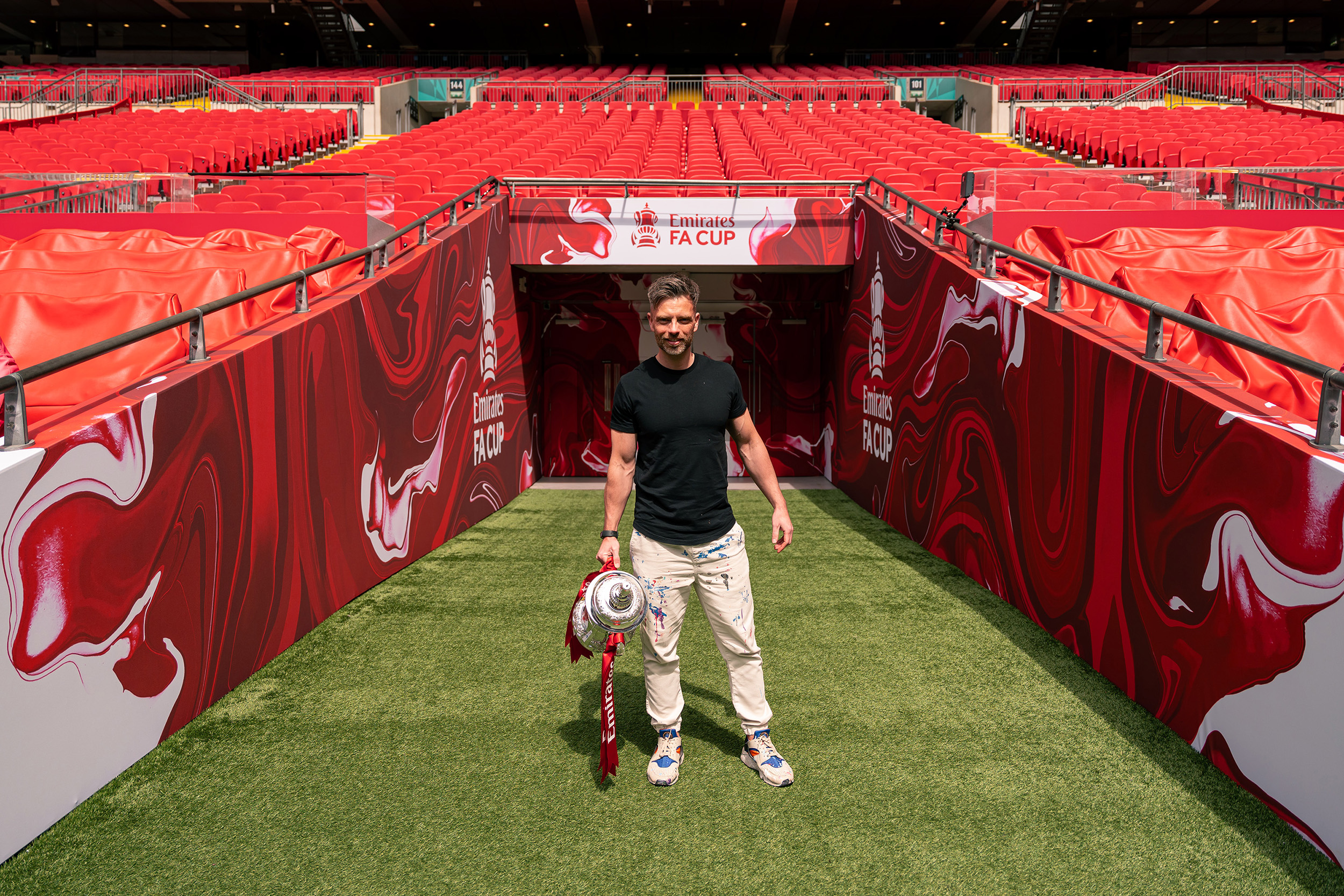 Craig Black x The FA_Acrylic Fusion Texture_Football Association